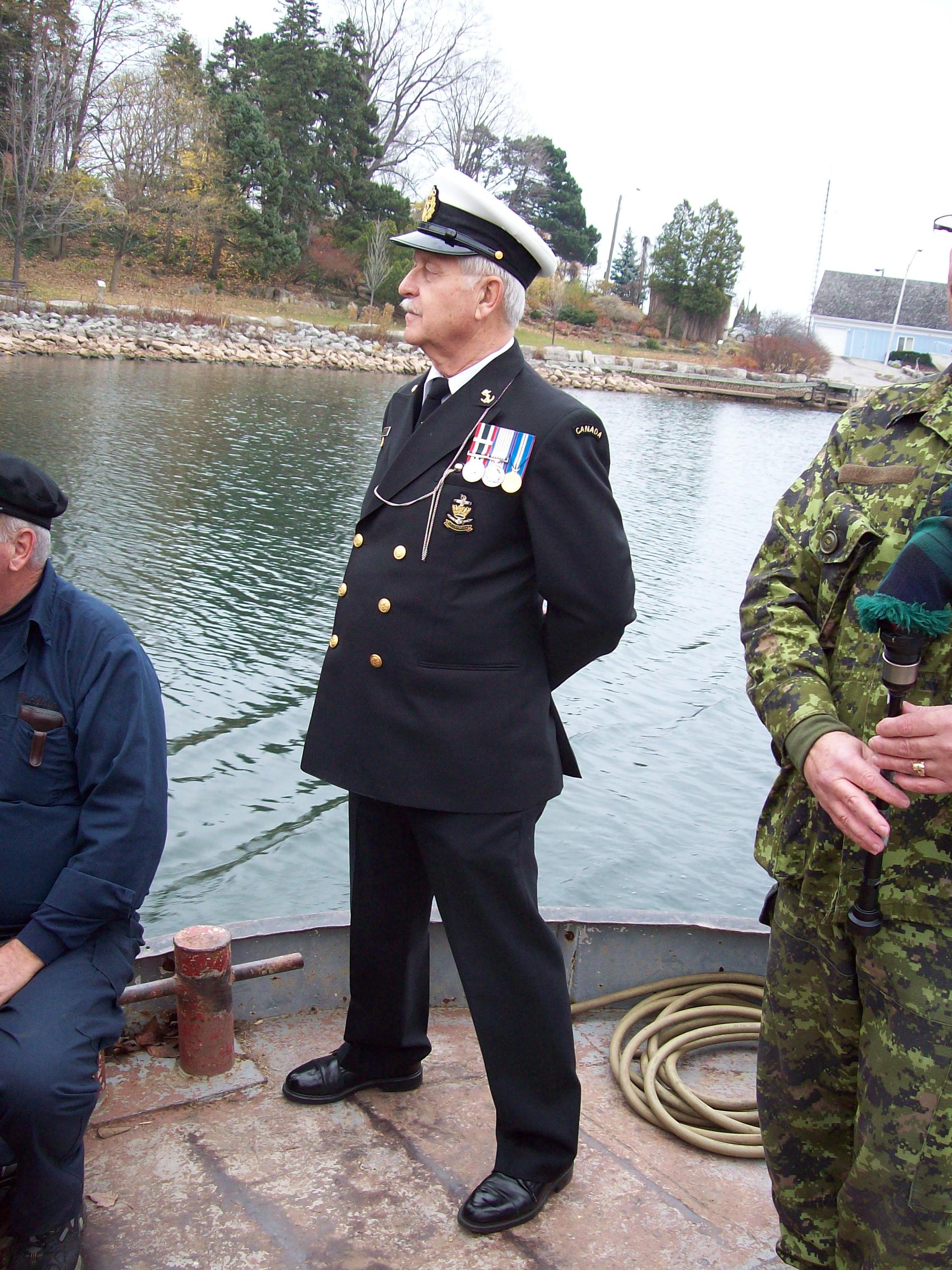 Parade Commander - at Sea (actually a Harbour Tug)