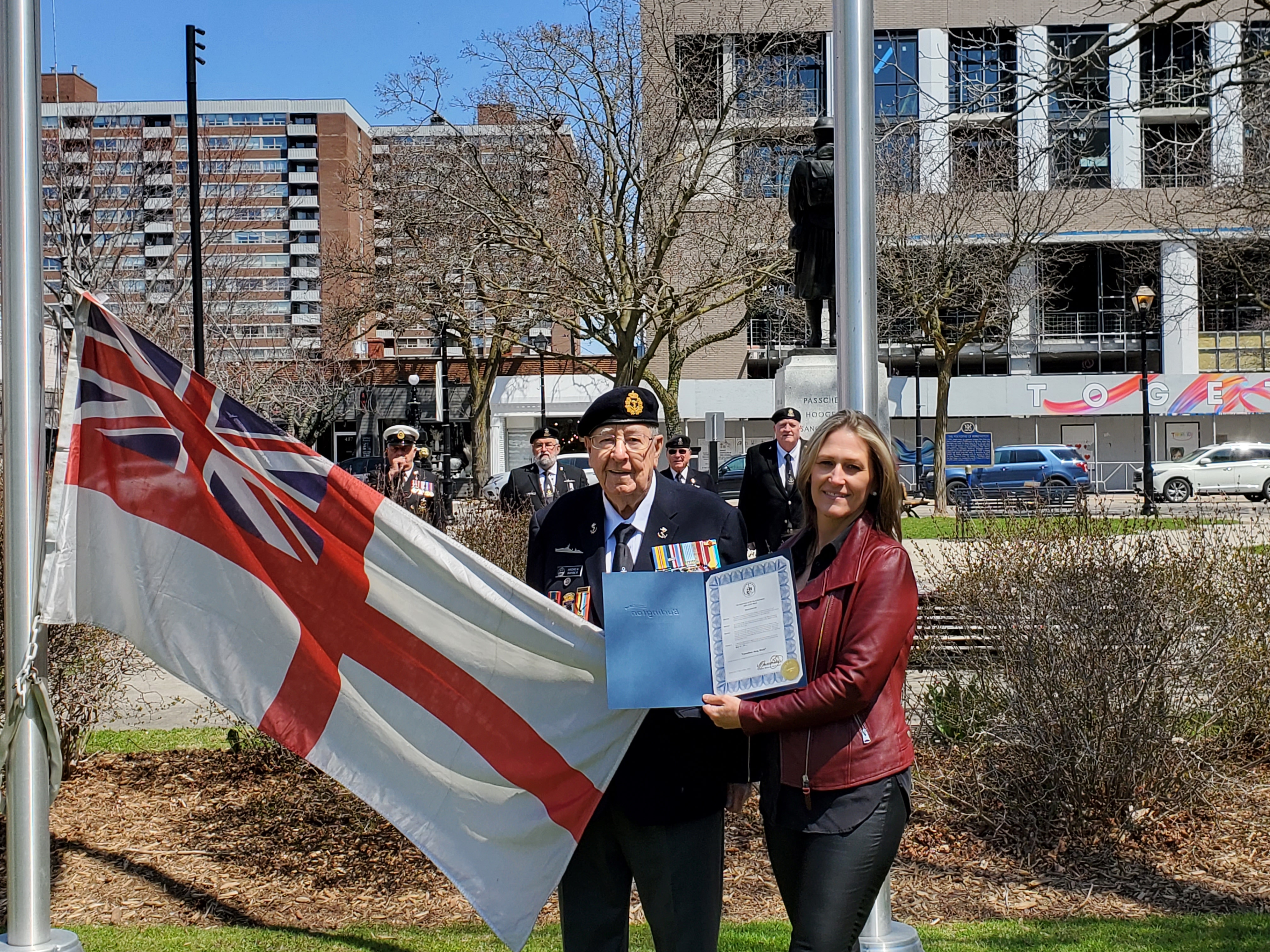Proclamation and Hoisting the Flag at City Hall