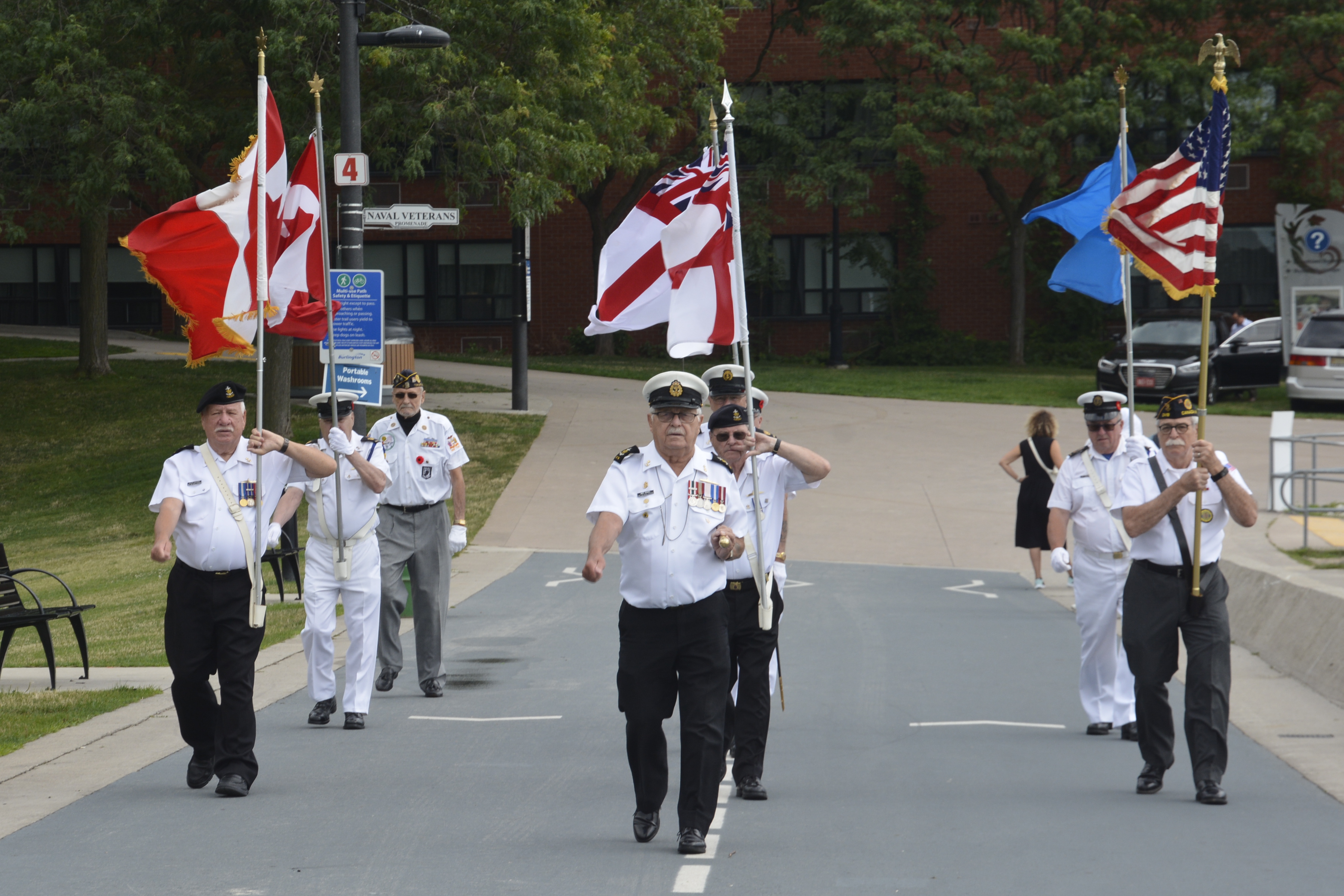 March on the colours