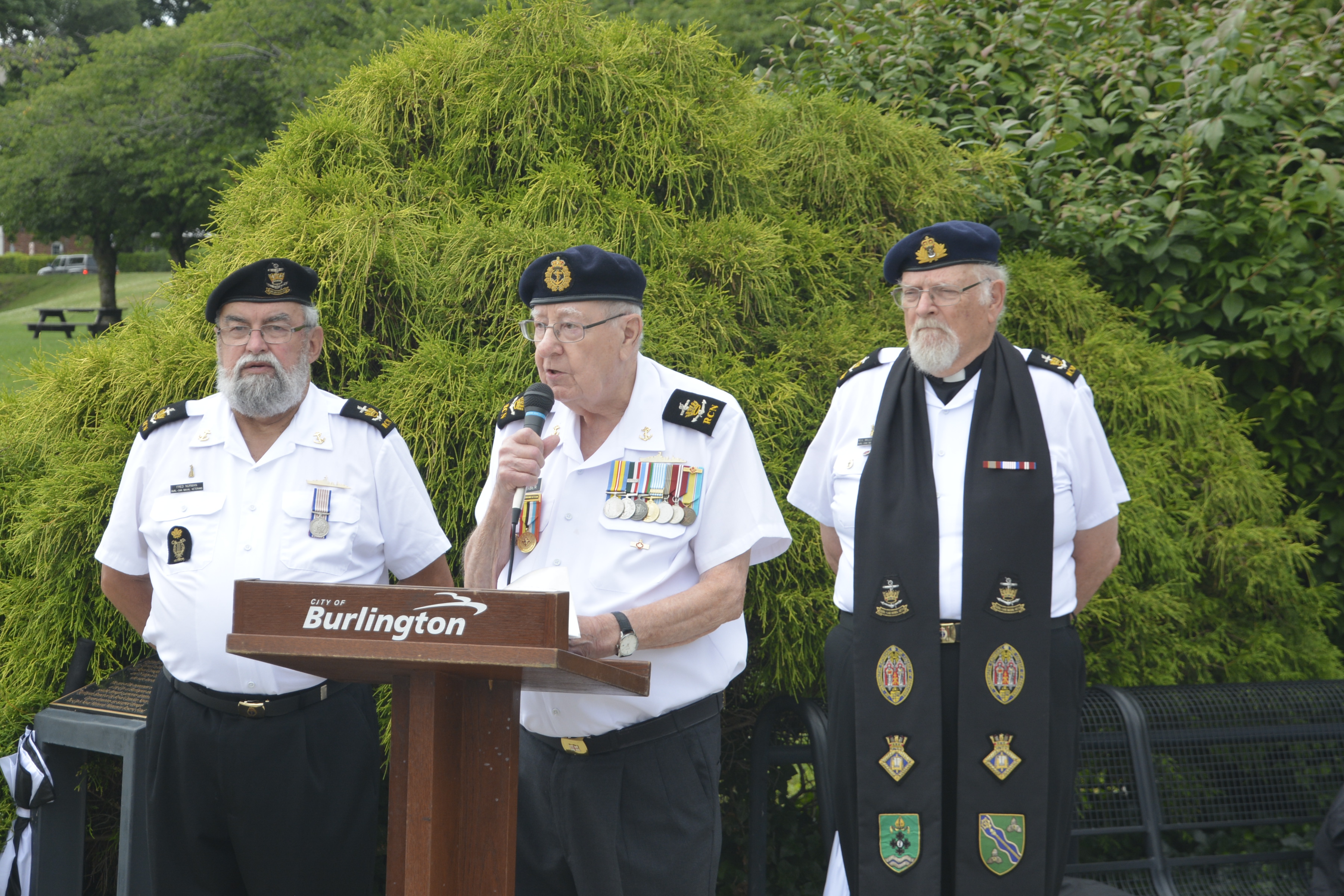 Fred Norman (MC)
Andy Barber (Act of Remembrance)
Bill Thomas (Padre)