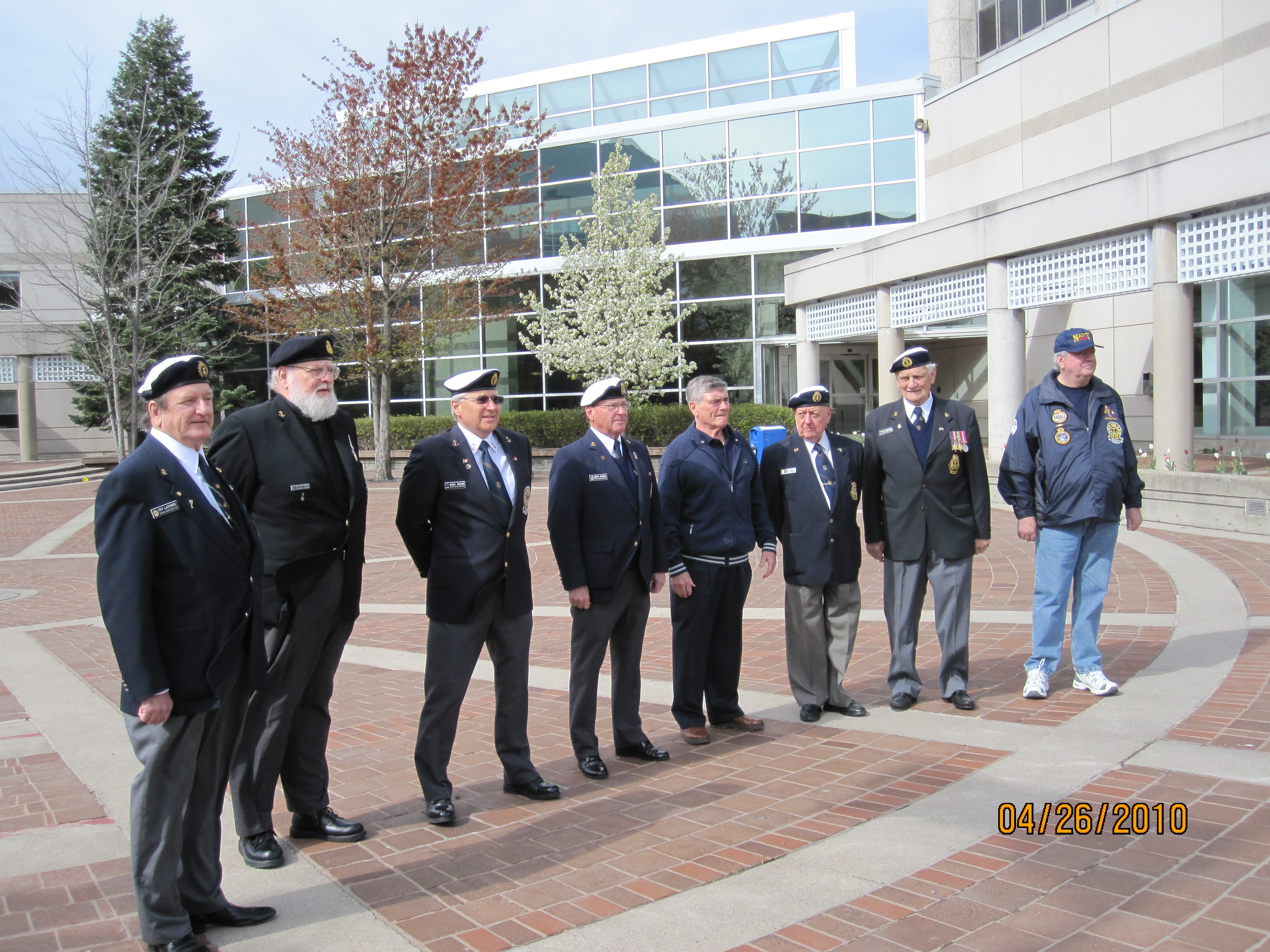 Navy Week Flag Raising -
Burlington